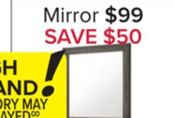 Leon's Amber mirror - grey offer