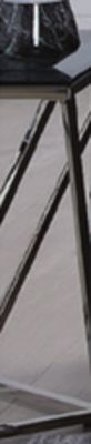 Leon's Skylar end table - silver and black offer