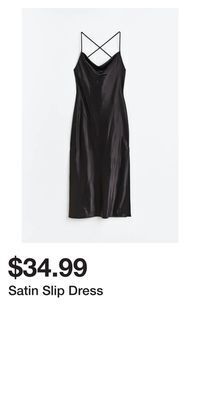 H&M Satin slip dress offer
