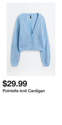 H&M Pointelle-knit cardigan offer