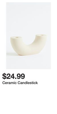 H&M Ceramic candlestick offer