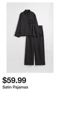 H&M Satin pajamas offer