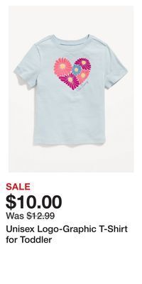 Old Navy Unisex logo-graphic t-shirt for toddler offer