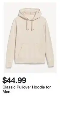 Old Navy Classic pullover hoodie for men offer