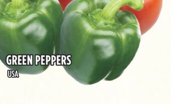 Marché Adonis Green peppers offer