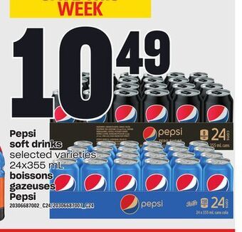 Independent City Market Boissons gazeuses pepsi, 24x355 ml offer