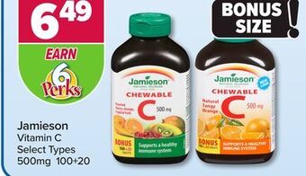 PharmaChoice Jamieson vitamin c offer