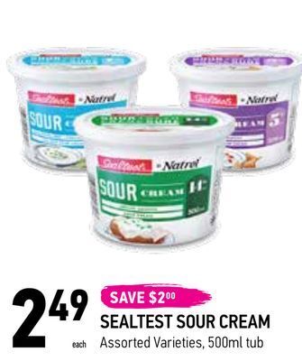 Coppa's Fresh Market Sealtest sour cream offer