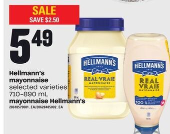 Independent City Market Mayonnaise hellmann's, 710-890 ml offer