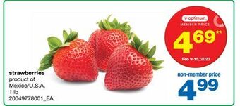 Wholesale Club Strawberries, 1 lb offer