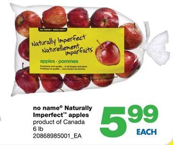 Wholesale Club No name® naturally imperfect apples, 6 lb offer