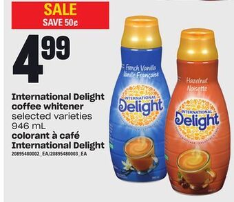 Independent City Market Colorant à café international delight, 946 ml offer
