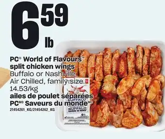 Independent City Market Ailes de poulet séparées pc saveurs du monde offer