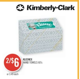 Shoppers Drug Mart Kleenex hand towels offer