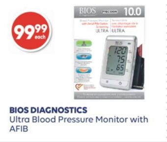 Shoppers Drug Mart Bios diagnostics ultra blood pressure monitor with afib offer