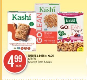 Shoppers Drug Mart Nature's path or kashi cereal offer