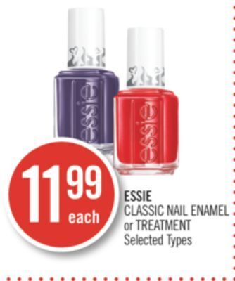 Shoppers Drug Mart Essie classic nail enamel or treatment offer