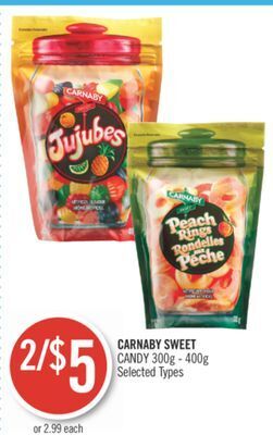Shoppers Drug Mart Carnaby sweet candy offer
