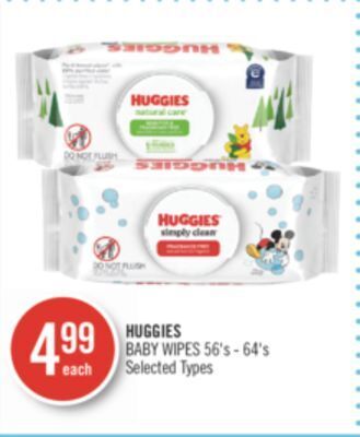 Shoppers Drug Mart Huggies baby wipes offer