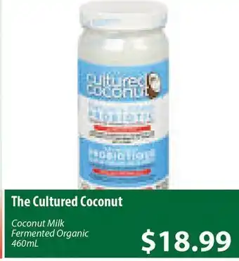 Healthy Planet The cultured coconut milk fermented organic offer