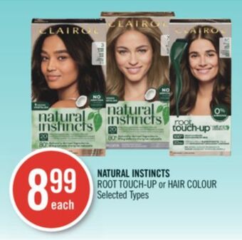 Shoppers Drug Mart Natural instincts root touch-up or hair colour offer