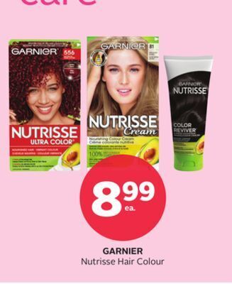 Rexall Garnier nutrisse hair colour offer