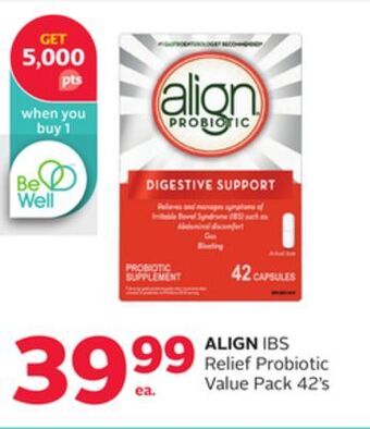 Rexall Align ibs relief probiotic value pack offer