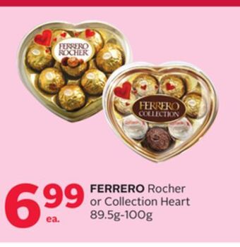 Rexall Ferrero rocher or collection heart offer