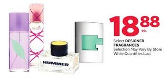 Rexall Select designer fragrances offer