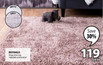 JYSK Brynhild shag area rug offer