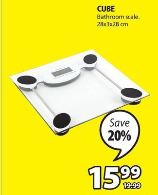 JYSK Cube bathroom scale offer