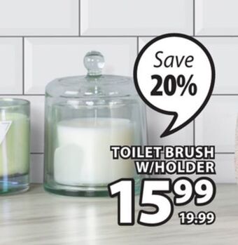 JYSK Vanesha toilet brush w/holder offer