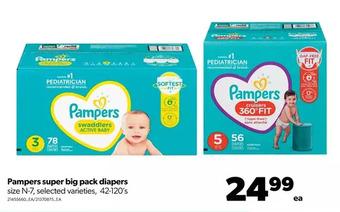 Real Canadian Superstore Pampers super big pack diapers offer