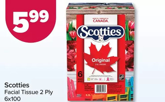PharmaChoice Scotties facial tissue 2 ply offer