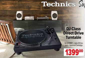 2001 Audio Video Technics dj class direct drive turntable offer
