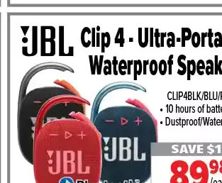 2001 Audio Video Jbl clip 4 - ultra-portable waterproof speaker offer