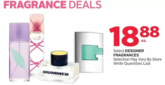 Rexall Designer fragrances offer