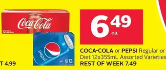 Rexall Coca-cola or pepsi offer