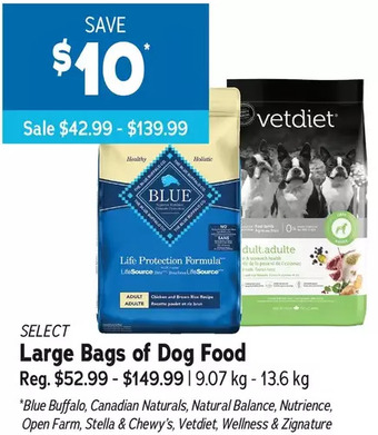 Ren’s Pets Depot Large bags of dog food offer