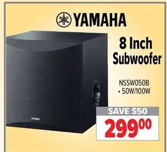2001 Audio Video Yamaha 8 inch subwoofer offer