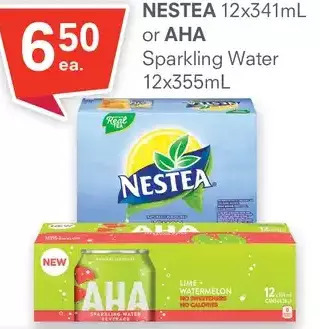 Guardian Pharmacy Nestea or aha sparkling water offer