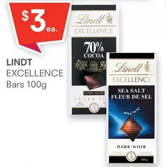 Guardian Pharmacy Lindt excellence bars offer