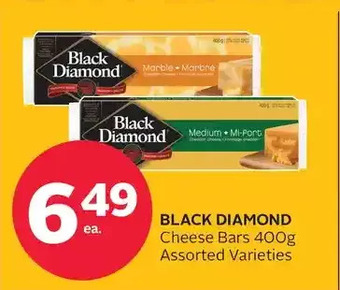 Rexall Black diamond cheese bars offer
