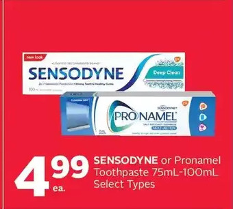 Rexall Sensodyne or pronamel toothpaste offer