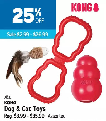 Ren’s Pets Depot Kong dog & cat toys offer