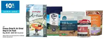 Ren’s Pets Depot Freeze-dried & air dried dog & cat food offer
