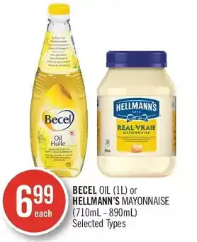 Shoppers Drug Mart Becel oil or hellmann's mayonnaise offer