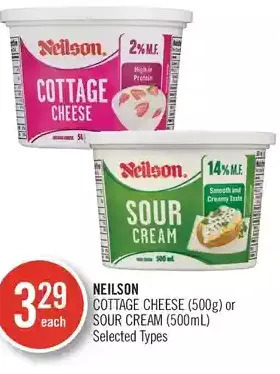 Shoppers Drug Mart Neilson cottage cheese or sour cream offer