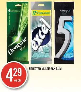 Shoppers Drug Mart Multipack gum offer