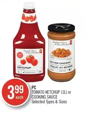 Shoppers Drug Mart Pc tomato ketchup or cooking sauce offer